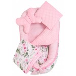 5 delni komplet Jukki Comfort In Garden Pink Minky